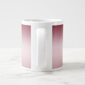 Blush Roze Ombre Glitter Goud Rood Liefde Grote Koffiekop (Achterkant)