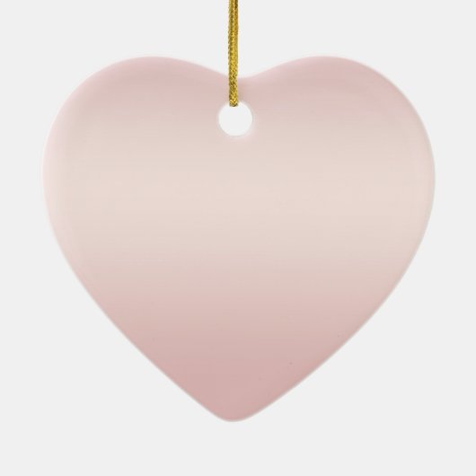 Blush roze ombre Glitzy Glitter Sparkle Keramisch Ornament (Achterkant)