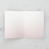 Blush roze ombre kat kaart (Binnen)