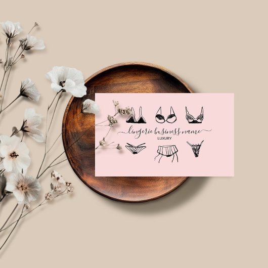 Blush roze onderkleding mode shop Lingerie Visitekaartje
