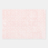 Blush roze papierbladen overvullen inpakpapier vel (Voorkant 2)