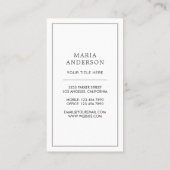 Blush Roze parfumflesfles Visitekaartje (Achterkant)