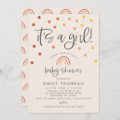 Blush Roze Pastel Terracotta Regenboog Het is een Kaart (Voorkant / Achterkant)