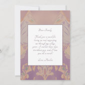 Blush Roze Patroon Afstuderen Foto Afstuderen Bedankkaart