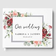 Blush roze perzik en koraal bloemenbruiloft