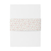 Blush roze pioen bloemig uitnodigingen wikkel (Achterkant Voorbeeld)