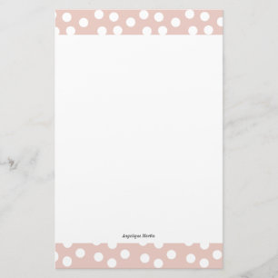 Blush roze pokkenpapier briefpapier