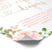 Blush roze pomkin Late night diapers game Poster (Hoek)