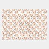 Blush Roze Pompoen Verjaardag Baby shower Gift Inpakpapier Vel (Voorkant 2)