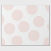Blush roze pooldot papier (Vlak)