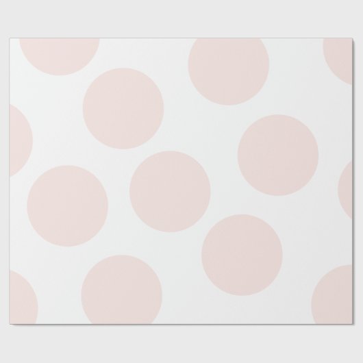 Blush roze pooldot papier (Vlak)