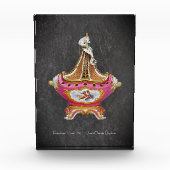  Blush Roze Potpourri Vaas Fotoblokken (Voorkant)