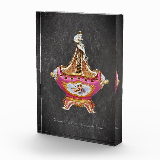  Blush Roze Potpourri Vaas Fotoblokken (Rechts)