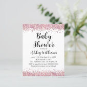 Blush roze prinkle Baby douwer-uitvindingen (Staand voorkant)