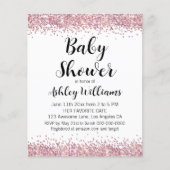 Blush roze prinkle Baby douwer-uitvindingen (Voorkant)