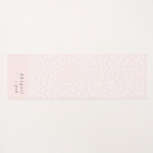 Blush Roze proefschrift Naam aangepast Yogamat (Achterkant (horizontaal))