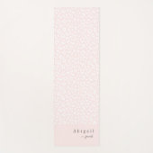 Blush Roze proefschrift Naam aangepast Yogamat (Voorkant)