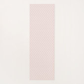 Blush roze Quatrefoil Patroon op maat gemaakt Yogamat (Achterkant)