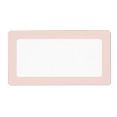 Blush roze rand blanco etiket (Voorkant)