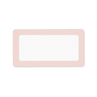Blush roze rand blanco etiket