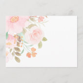 Blush Roze recept voor Vrijgezellenfeest Informatiekaartje (Achterkant)