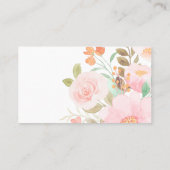 Blush Roze recept voor Vrijgezellenfeest Visitekaartje (Achterkant)