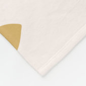 Blush roze regenboog Maandelijkse Baby Mijlsteen F Fleece Deken (Hoek)