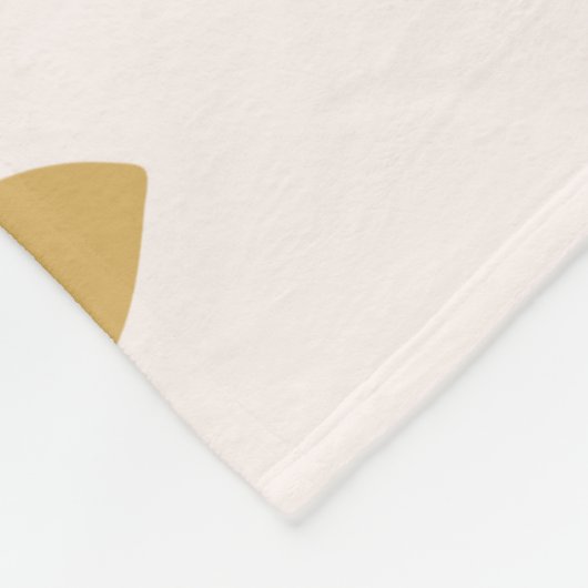 Blush roze regenboog Maandelijkse Baby Mijlsteen F Fleece Deken (Hoek)