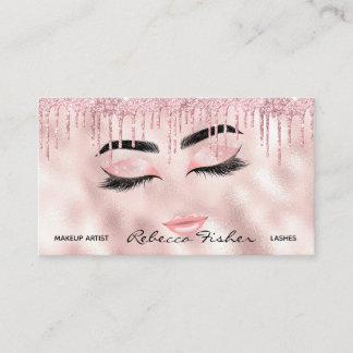 Blush roze riemas — Beauty Appointcard Afsprakenkaartje