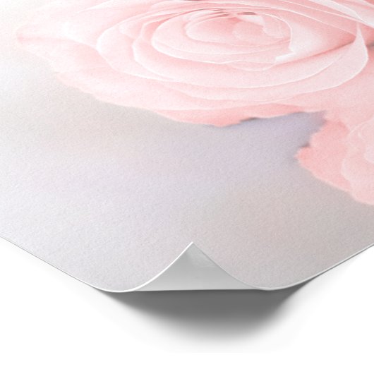 Blush Roze Roche onplugged Wedding Ceremony Poster (Hoek)