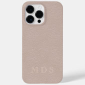 Blush roze rode nevel lederen effect Case-Mate iPhone case (Achterkant)