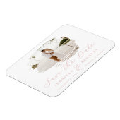 Blush roze Romantic geborsteld Lijst sparen de Dat Magneet (Linkerzijde)