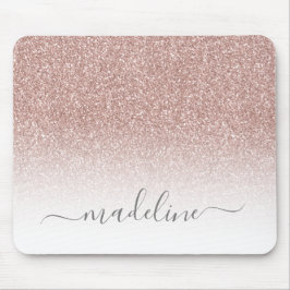 Blush roze rood glitter Sparkle Muismat