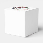 Blush Roze Rood Rose Bloemen Vrijgezellenfeest Bedankdoosjes (Achterkant)