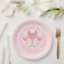 Blush Roze Roos All Day Rosé Wijn Bruiloftsfeest