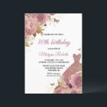 Blush Roze Roos Dress 30th Birthday Party Kaart<br><div class="desc">Blush Roze Roos Dress 30th Birthday Party Invitation Meer elegante florale design in onze winkel! Zie bijbehorend collectie in onze winkel</div>