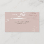 Blush roze Roos Gold Classy Personal Stylist Visitekaartje (Voorkant)
