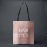 Blush roze - Roos Gold Foil Hair Stylist Supply Tote Bag<br><div class="desc">Blush Roze - Roos Gold Foil Hair Stylist - schoonheidstas voor schaar-,  shampoo- of andere zoutoplossing. De naam en het beroep van de bedrijfscontactpersoon kunnen worden gewijzigd om voor elk type bedrijf te worden gebruikt. Neem contact op met de ontwerper voor extra overeenkomende objecten.</div>