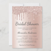 Blush Roze - Roos Goud Vrijgezellenfeest Kaart (Voorkant)