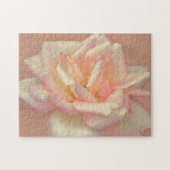  Blush Roze Rose Bloem Art Puzzel Legpuzzel (Horizontaal)
