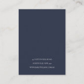 BLUSH ROZE ROSE BLOEMIGE WATERVERF KETTING DISPLAY VISITEKAARTJE (Achterkant)