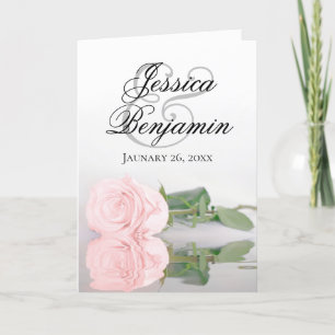 Blush Roze Rose Elegant Romantic Foto Weddenschap