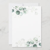 Blush Roze Rose Floral Weddenschap Kaart (Achterkant)