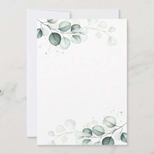 Blush Roze Rose Floral Weddenschap Kaart (Achterkant)