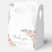 Blush Roze Rose Goud Baby shower Favor Box Bedankdoosjes (Geopend)
