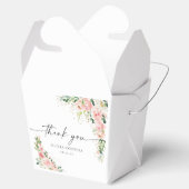 Blush Roze Rose Goud Baby shower Favor Box Bedankdoosjes (Geopend)