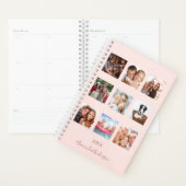 Blush roze rose goud foto collage planner (Display)
