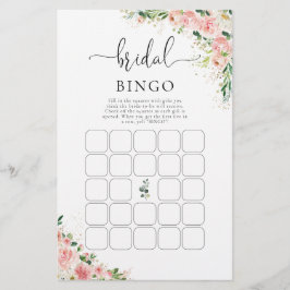 Blush Roze Rose Goud Vrijgezellenfeest Bingo