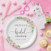 Blush Roze Rose Goud Vrijgezellenfeest Papier Bord (Feest)