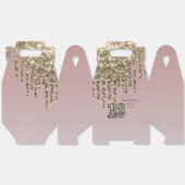 Blush Roze Rose Goud Zoet Zestien Bedankdoosjes (Ongevouwen)